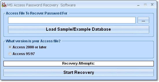 Retrieve passwords from MS Access files.