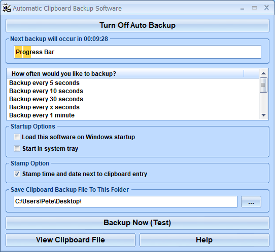 Automatic Clipboard Backup Software
