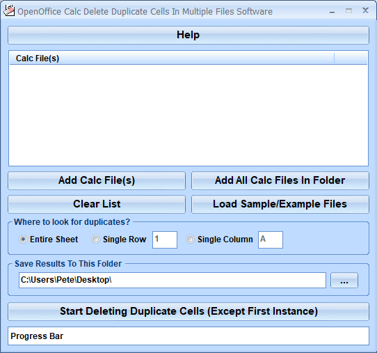 OpenOffice Calc Delete Duplicate Cells In Multiple Files Software 7.0 full