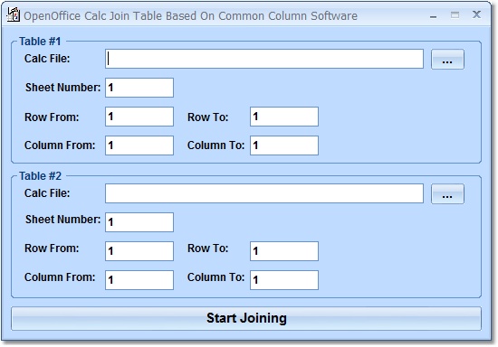 Combine two OpenOffice Calc tables into one based on a common column of data.