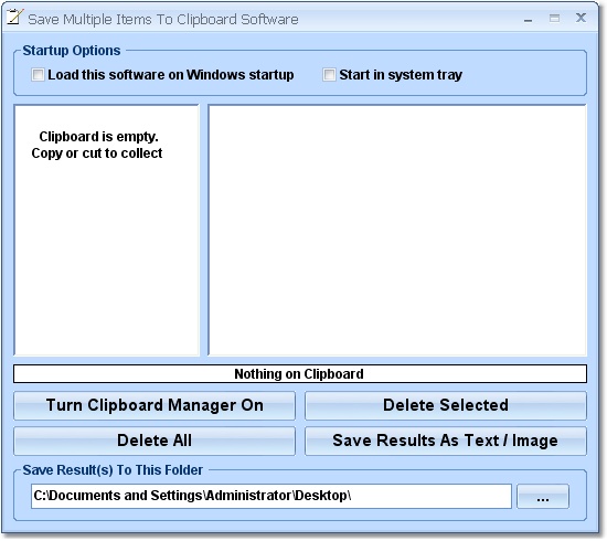 Click to view Clipboard Manager Software 7.0 screenshot