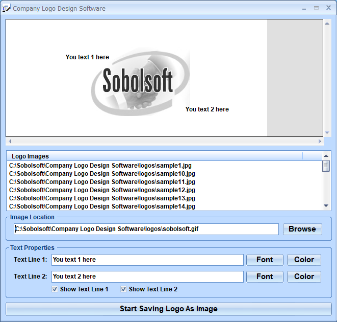 Company Logo Design Software 7.0 screenshot