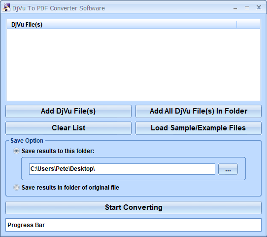 screenshot of djvu-pdf-software
