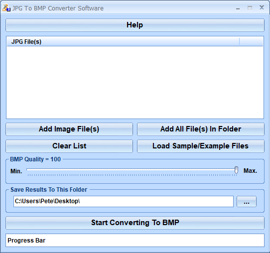 JPG To BMP Converter Software