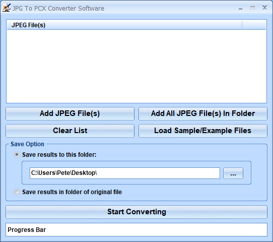 JPG To PCX Converter Software
