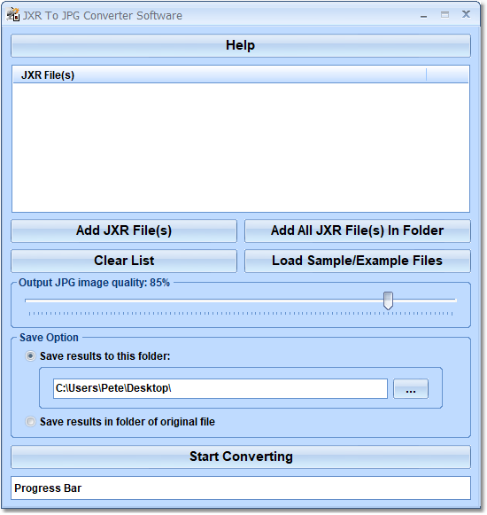 JXR To JPG Converter Software 7.0 full