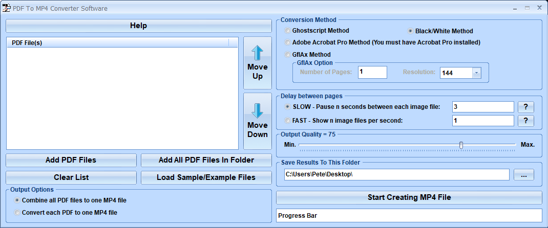 PDF To MP4 Converter Software