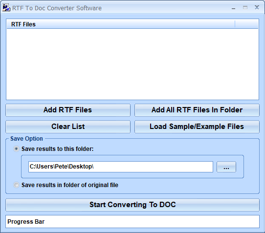 RTF To Doc Converter Software
