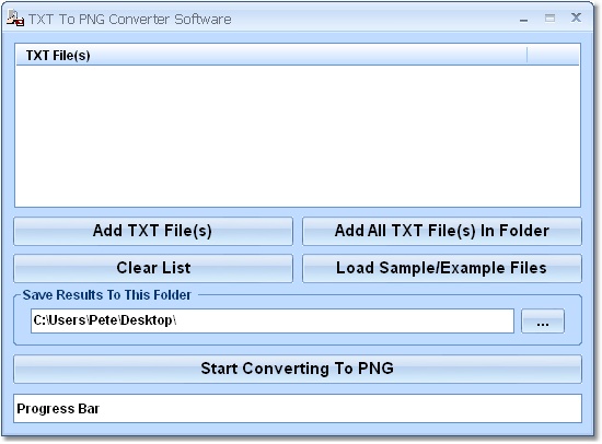 TXT To PNG Converter Software