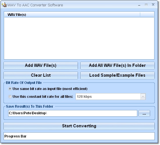 WAV To AAC Converter Software