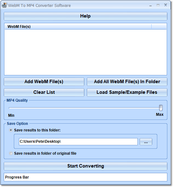 WebM To MP4 Converter Software