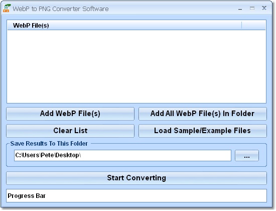 WebP to PNG Converter Software