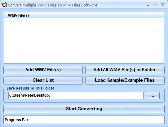 Convert Multiple WMV Files To MP4 Files Software 7.0 full