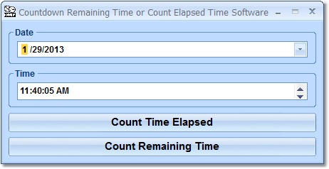 Count days, hours, minutes or seconds until a user-specified time.