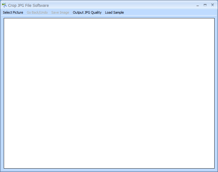 Crop JPG File Software 7.0 screenshot