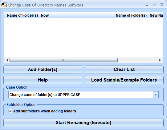 Change Case Of Directory Names Software