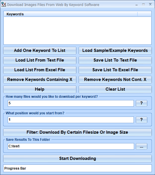 Download Images Files From Web By Keyword Software