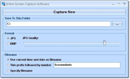 Entire Screen Capture Software screen shot