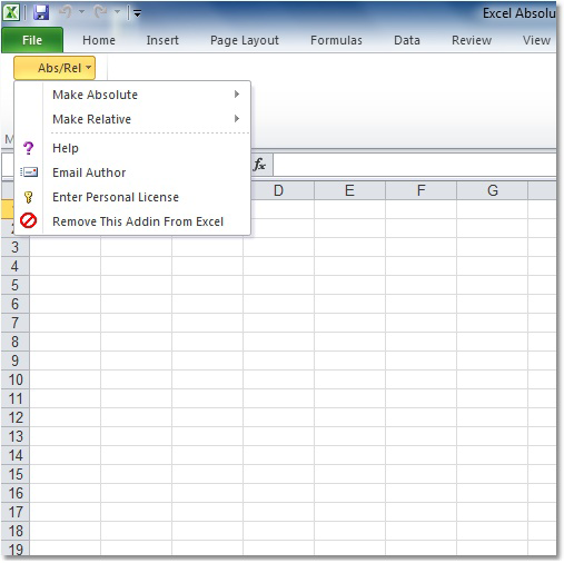 screenshot of excel-absolute-relative-reference-change-software