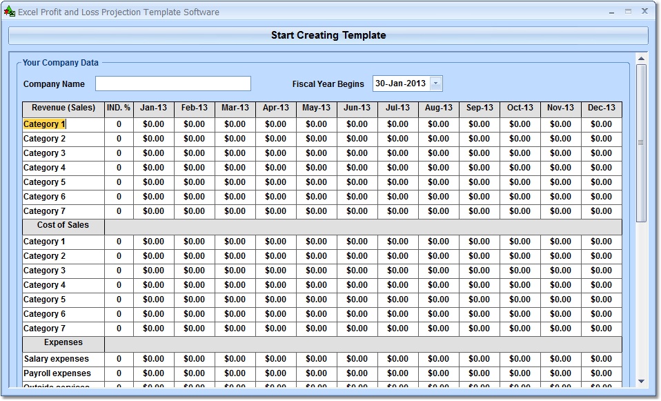 This software offers a solution to users who want to create templates to organize yearly profit and loss statements. Easy to navigate and simple to customize, this software will save you time by automatically generating a print-ready balance sheet.