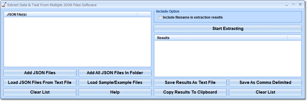 screenshot of extract-data-json
