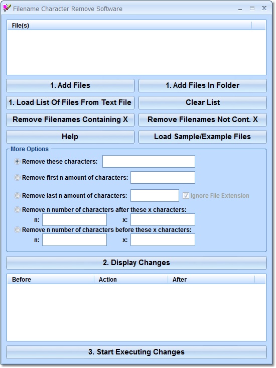 Filename Character Remove Software