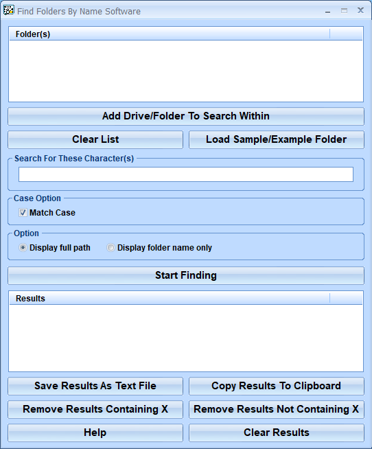 screenshot of find-folders-by-name-software