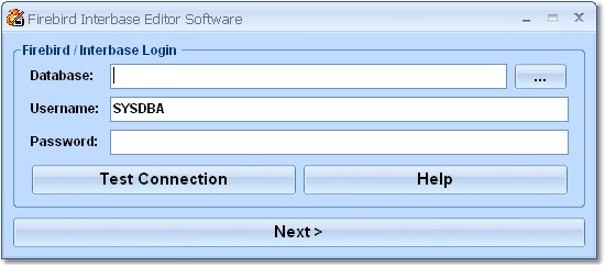 Firebird Interbase Editor Software screen shot