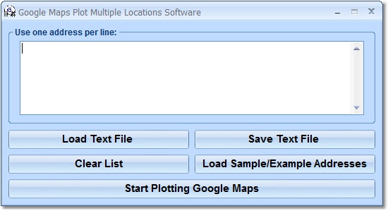 Google Maps Plot Multiple Locations Software screen shot