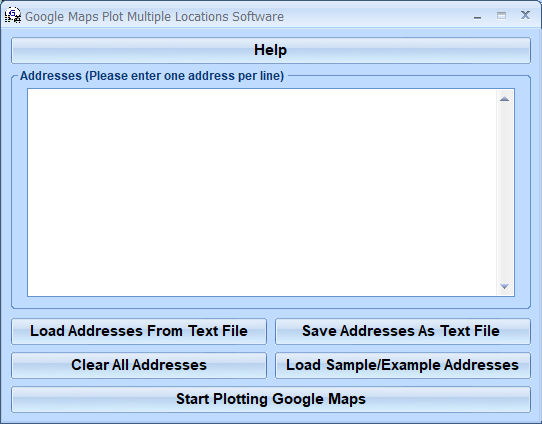 Google Maps Plot Multiple Locations Software 7.0 screenshot