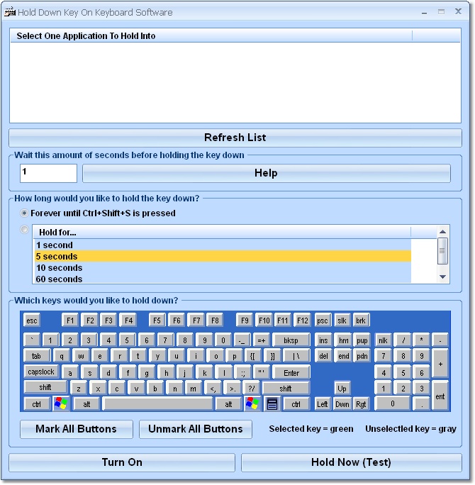 Hold Down Key On Keyboard Software