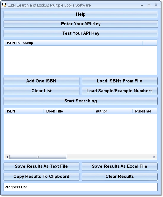 ISBN Search and Lookup Multiple Books Software screen shot