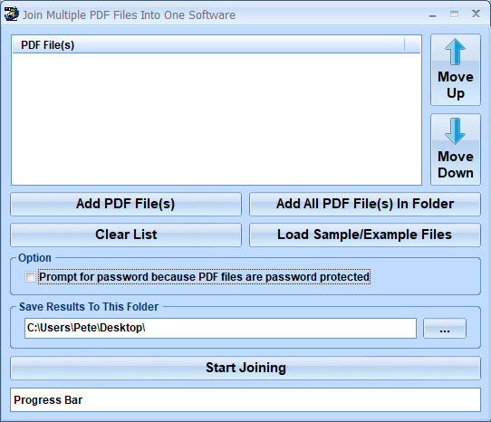 Join Multiple PDF Files Into One Software