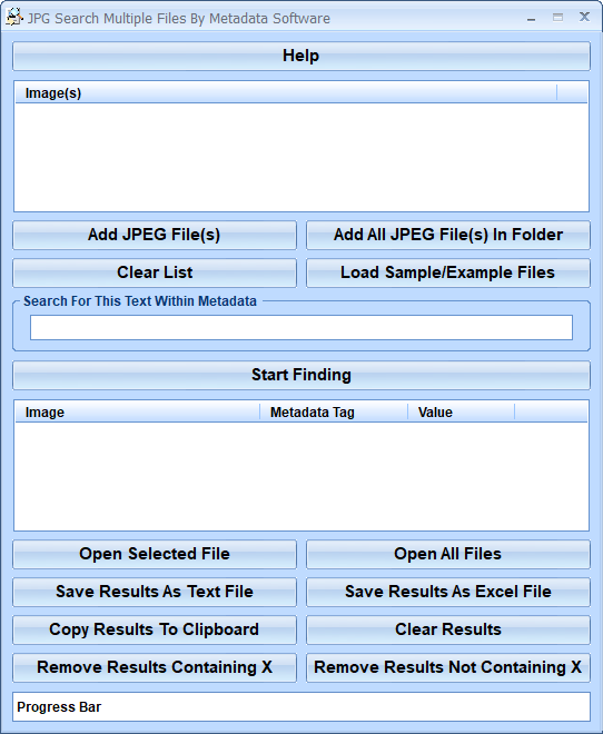 JPG Search Multiple Files By Metadata Software