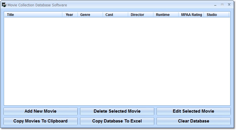 Movie Collection Database Software