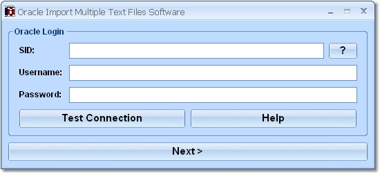 Load text or CSV files into a Oracle database.