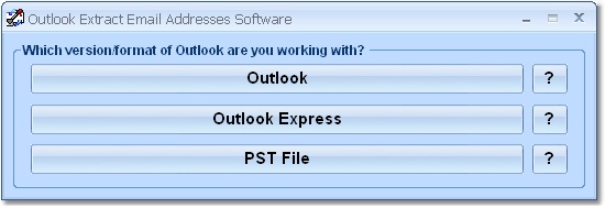 Outlook Extract Email Addresses Software 7.0