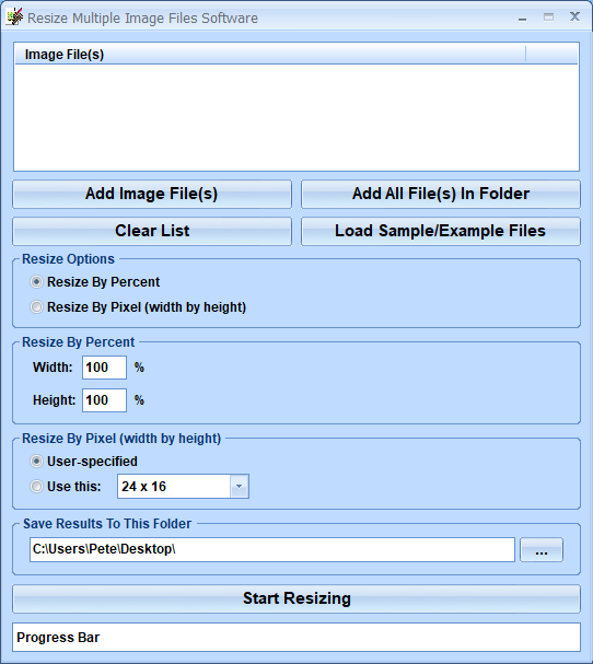 Resize Multiple Image Files Software 7.0 full