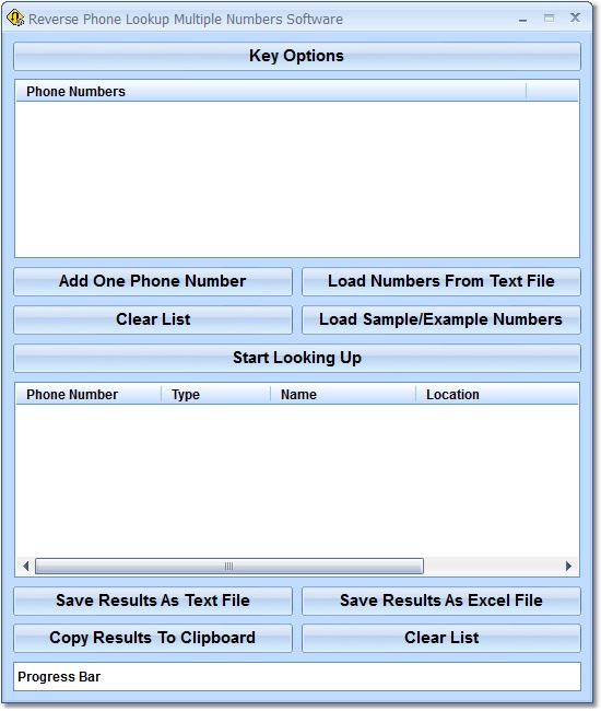 Reverse Phone Lookup Multiple Numbers Software screen shot