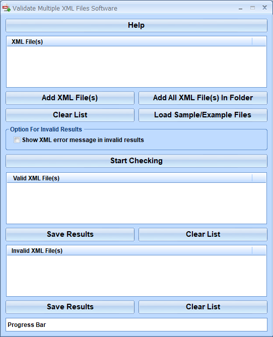 Validate Multiple XML Files Software 7.0 screenshot