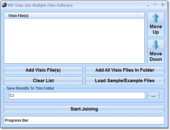 Screenshot for MS Visio Join (Merge, Combine) Multiple Files Soft 7.0