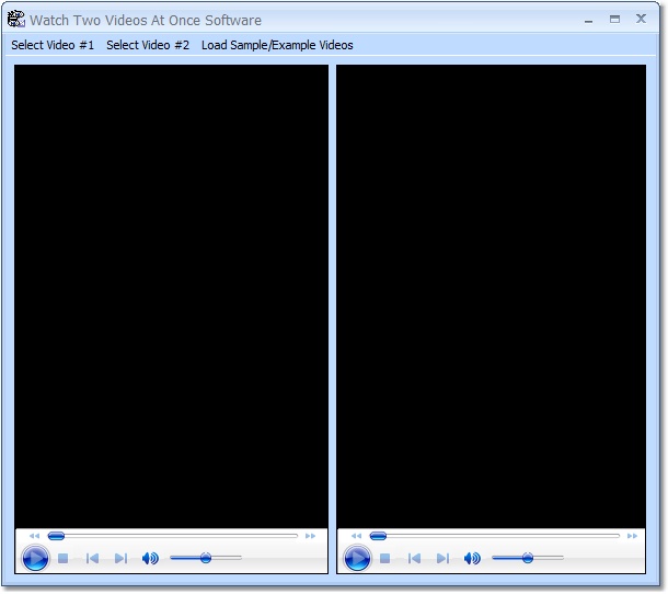 Play two videos side-by-side.