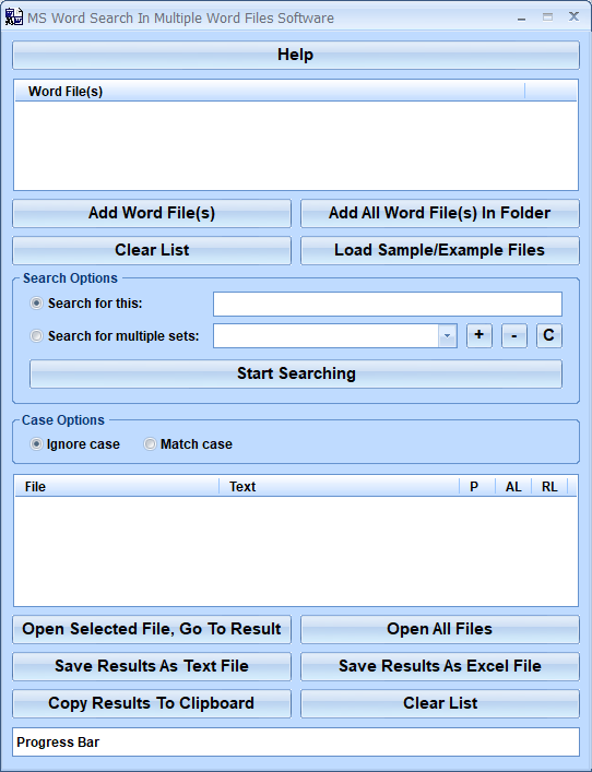 MS Word Search In Multiple Word Files Software 7.0 full
