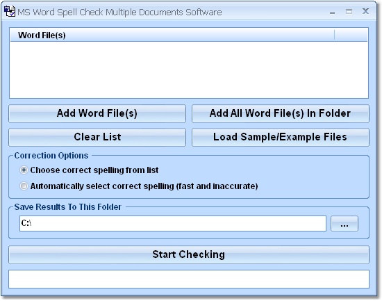 MS Word Spell Check Multiple Documents Software