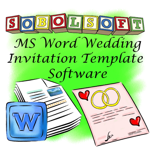 Ms Word Wedding Invitation Template Software