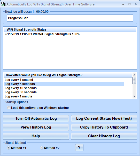 screenshot of automatically-log-wifi-signal-strength-over-time-software