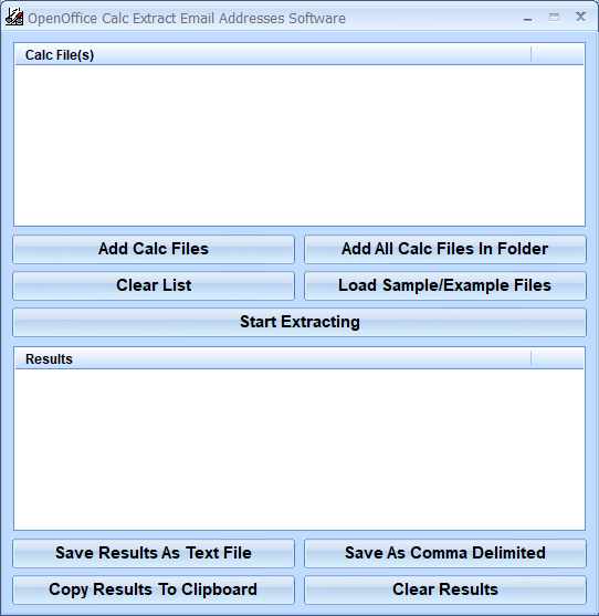 screenshot of openoffice-calc-extract-email-addresses-software