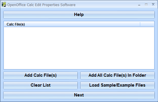 screenshot of calc-edit-properties-software