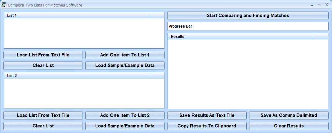 screenshot of compare-two-lists-for-matches-software