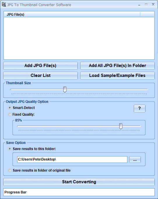 screenshot of jpg-to-thumbnail-converter-software
